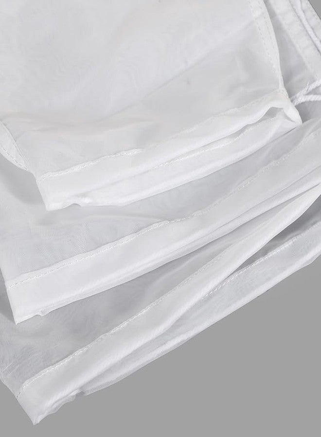 5 أكياس تصفية من النايلون - شبكة دقيقة - لتصفية البيرة والنبيذ وعصير التفاح والتخمير الجاف، أكياس تصفية (6 × 7.8 بوصة (العرض × الارتفاع)) - Image 3