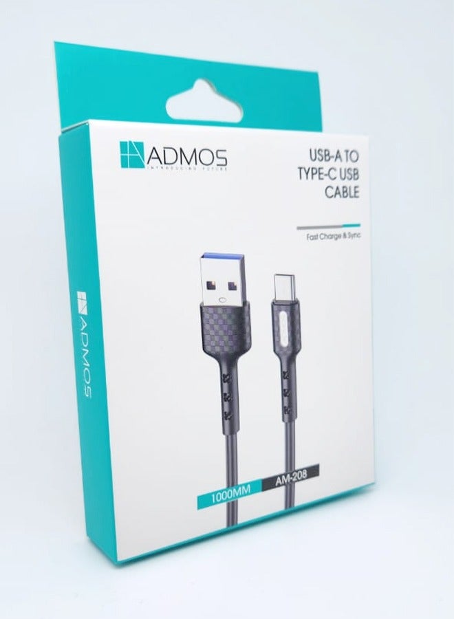 Admos USB Charging Cable For Type-C 1Meter - Image 1