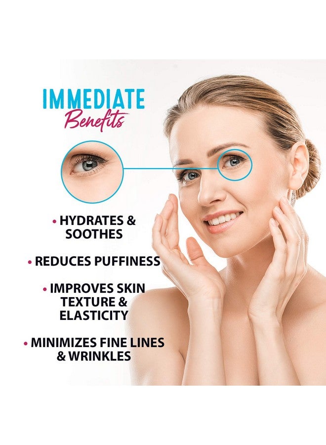 ToGoSpa Green Tea Eyes, Dark Circle Warrior | Premium Clean Anti-Aging Gel Pads With Collagen, Hyaluronic Acid, Aloe Vera, Vitamins C & E, Taurine, And Green Tea Extract - 3 Pack - Image 1