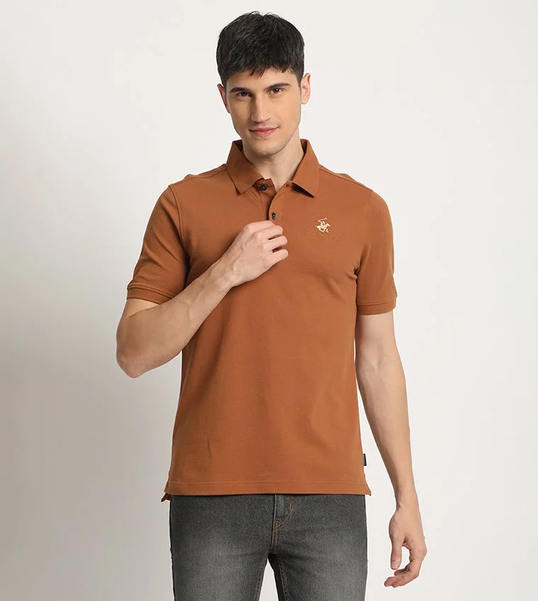BEVERLY HILLS POLO CLUB Cotton Polo T-Shirt
