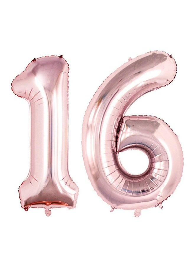 GOER 42 Inch Number 16 Balloons For 16Th Birthday Party Decorations Sweet 16 Party Supplies(Rose Gold)  - Image 1
