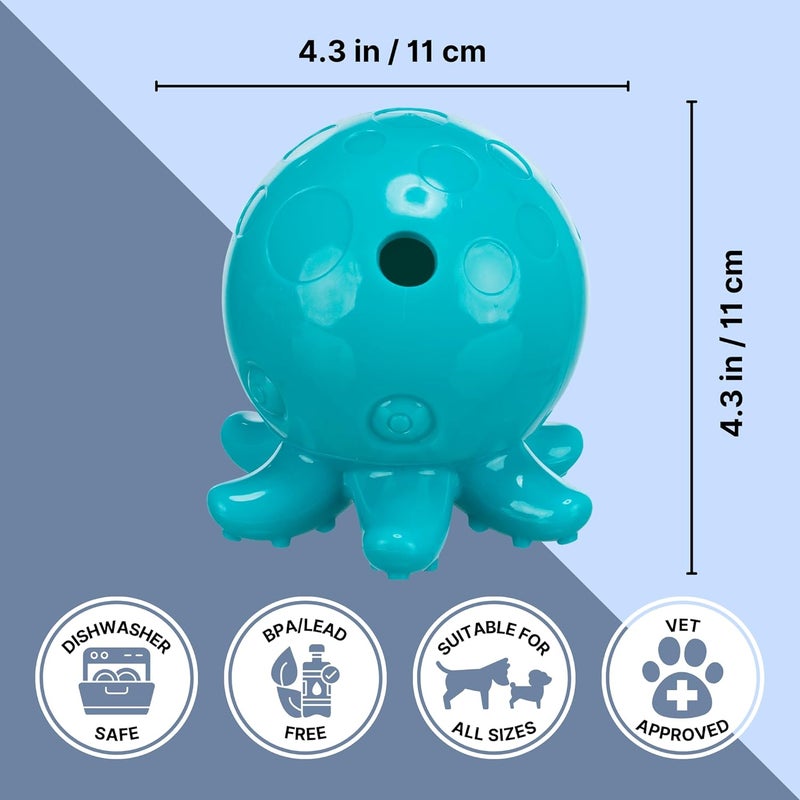 TRIXIE Snack Octopus Dog Puzzle Toy for Dogs Dog Enrichment Toy Interactive Chew Toy Treat Dispenser 44 11cm - Image 5