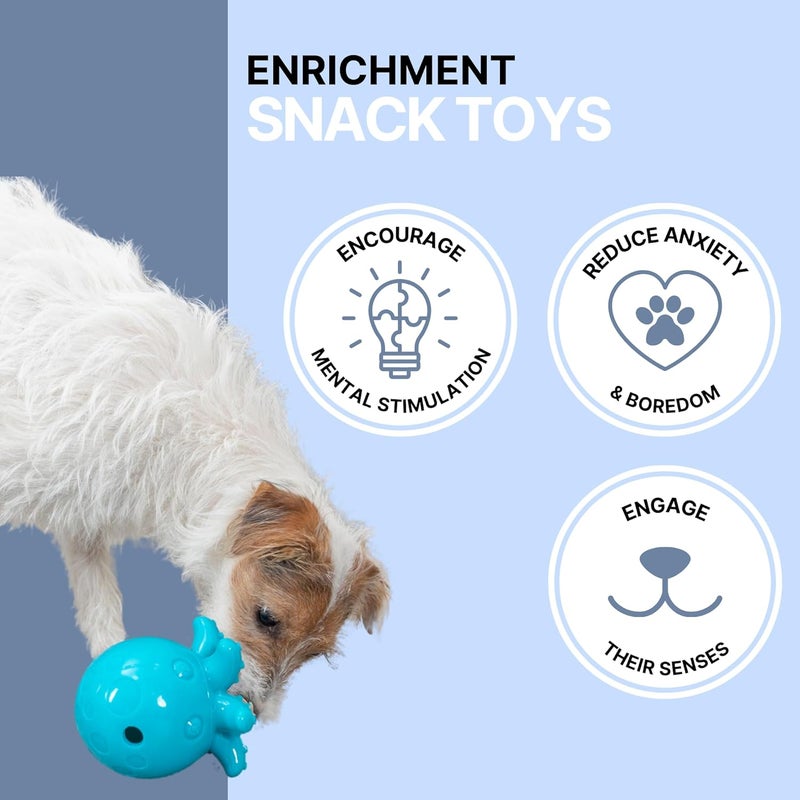 TRIXIE Snack Octopus Dog Puzzle Toy for Dogs Dog Enrichment Toy Interactive Chew Toy Treat Dispenser 44 11cm - Image 4