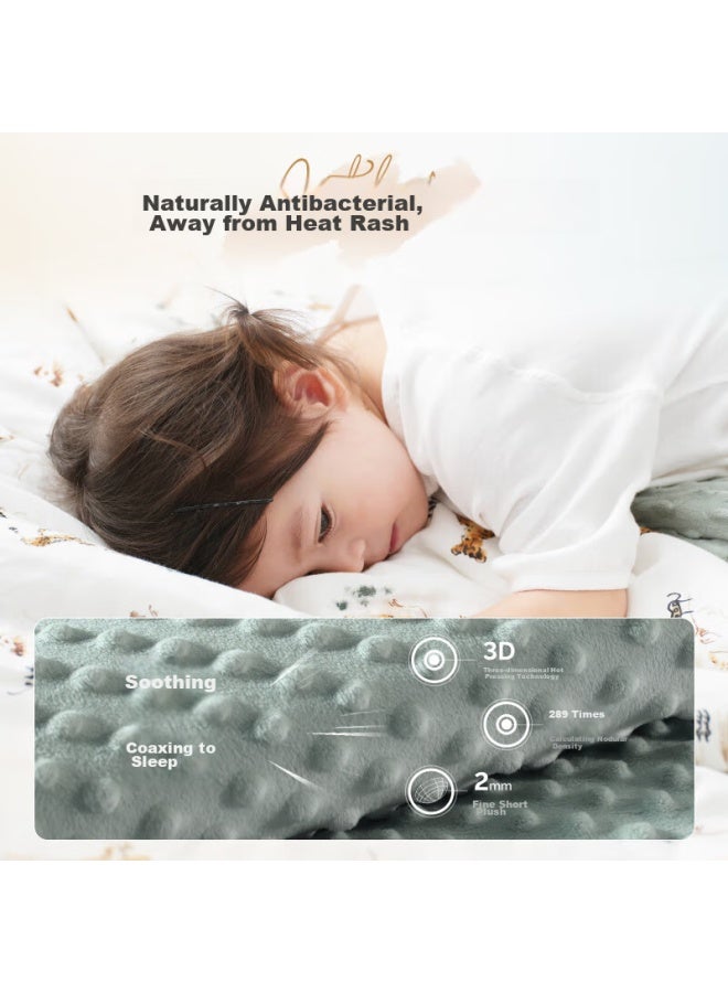 Cutelife Comforting Bean Quilt, Velvet Blanket, Silkworm Pupa Protein Cotton, Baby Coverlet, Autumn And Winter Seasonal Quilt, Dian Dian Chen Xing - Image 1