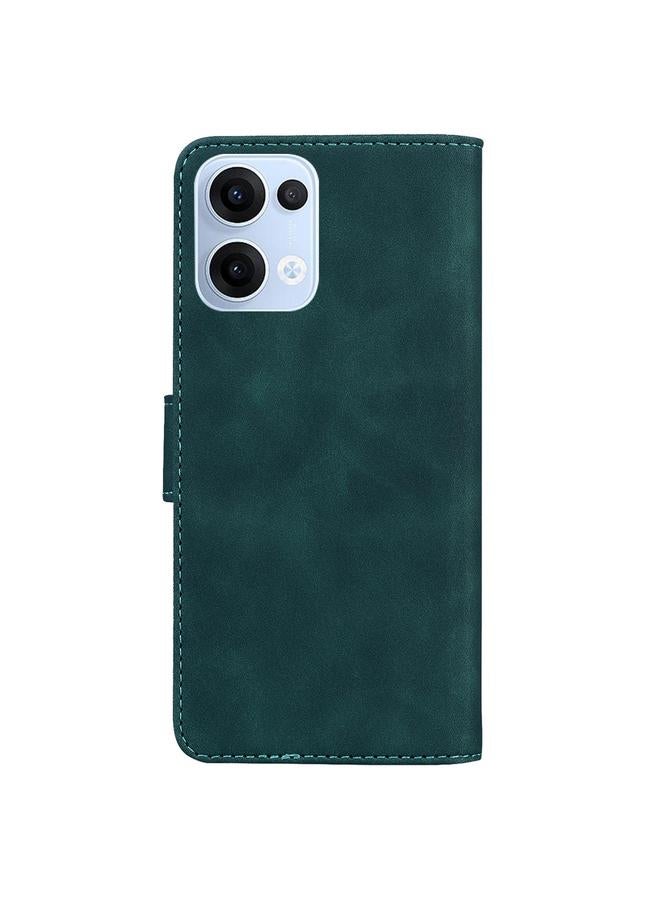 S-TOP Case For OPPO Reno13 Global Skin Feel Pure Color Flip Leather Phone Case - Image 3