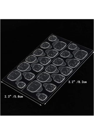 1200-Piece Nail Adhesive Glue Tapes White - view 3