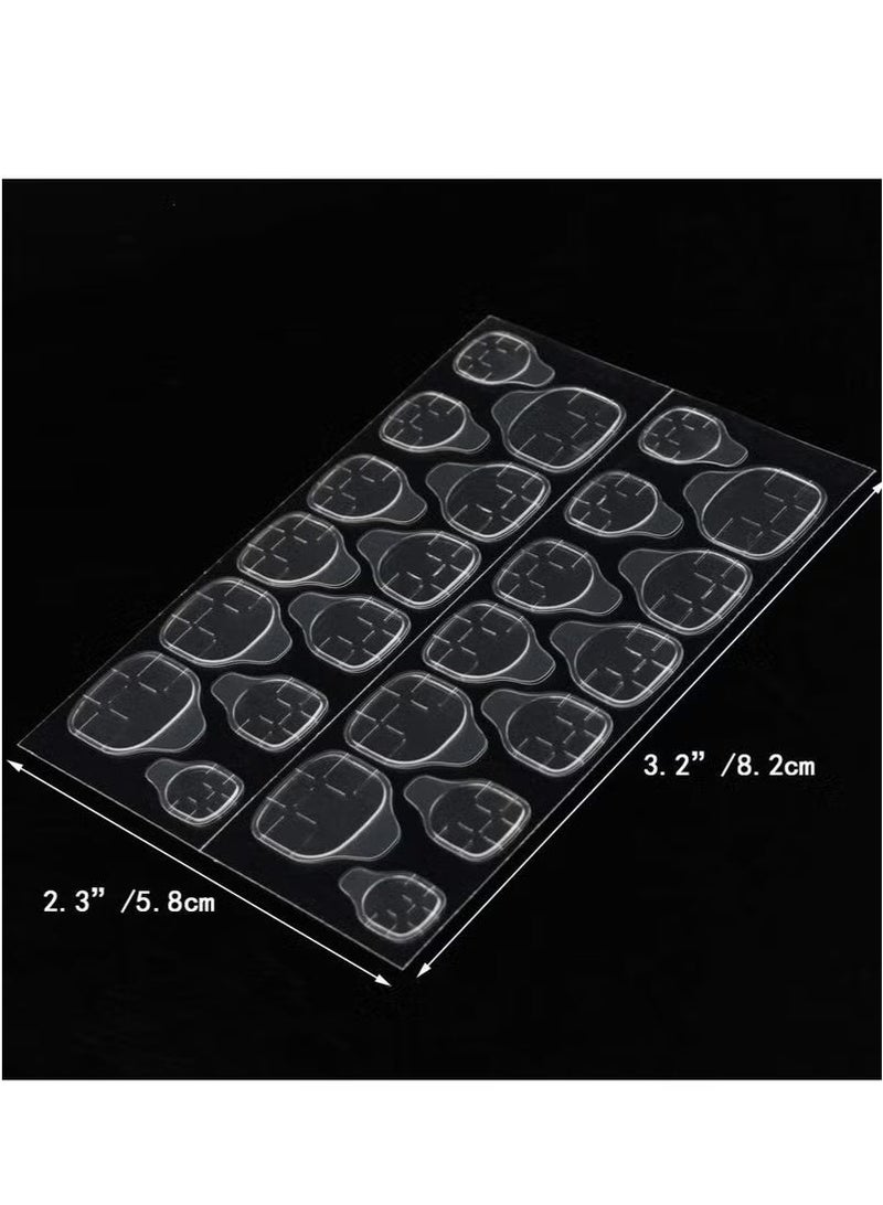 Hikma Beauty 1200-Piece Nail Adhesive Glue Tapes White - Image 3