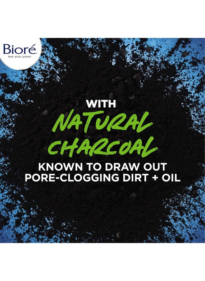Biore Deep Pore Charcoal Daily Face Wash, 6.77 Fl Oz, With Deep Pore Cleansing For Dirt And Makeup Removal From Oily Skin  - Image 3