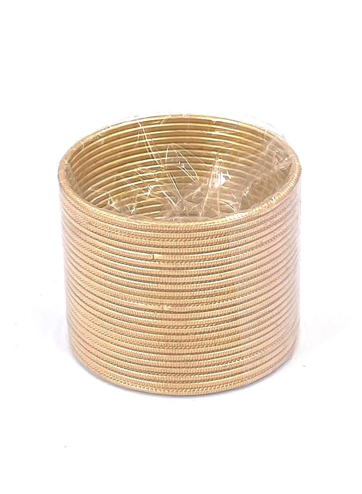 GOHONA Colorful Beautifully Designed Indian Bollywood Style Alloy Metal Plain Bangles for Kids, Teenagers and Women - Image 2