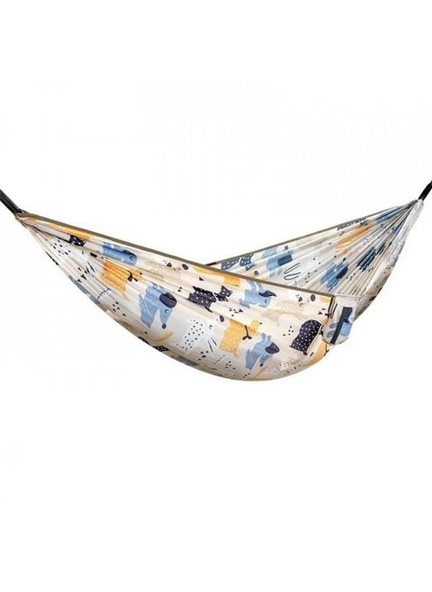 DC-C03 Leaf Print Hammock (Single) | Relaxing Comfort | Durable & Stylish Fabric | Easy Setup | Leaf Design