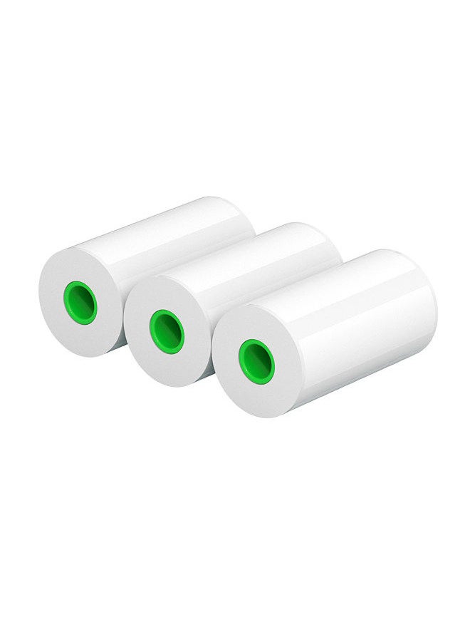PeriPage 3 Rolls Label Thermal Paper Sticker Self-Adhesive Printable Paper Roll Label Paper Clear Printing Waterproof Oil-proof Anti-friction Max Portable Pocket Mobile Printer, 52x15mm 170 Labels/Roll  - Image 5