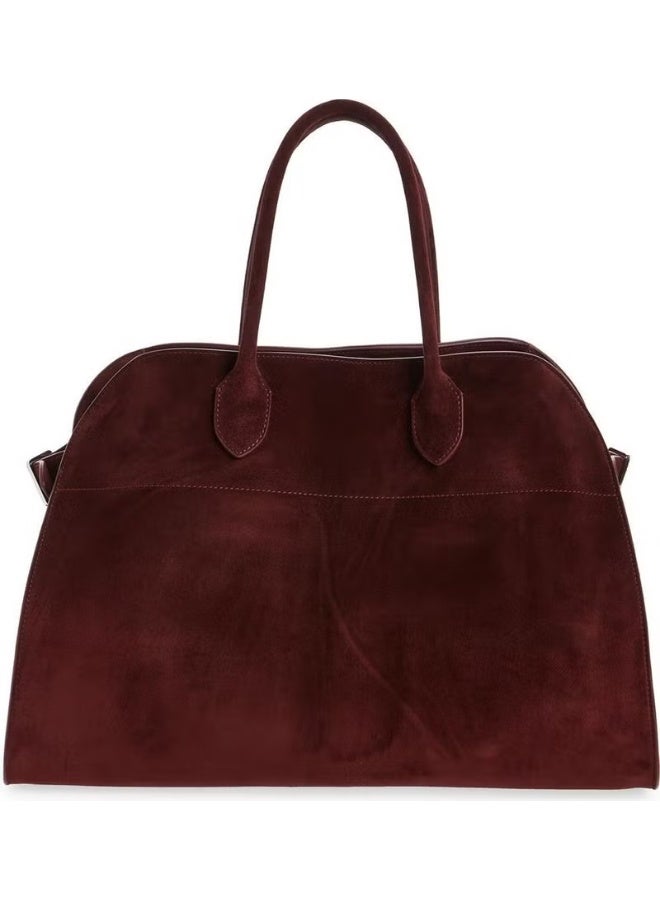 Bahels Women Viral Cherry Large Suede Bag - Image 3