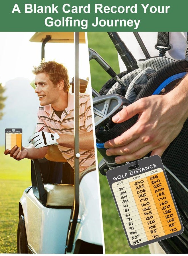 Swooflia Golf Club Range Chart Card - Men Golf Distance Reference Card, Golfing Club Yardage Score Accessories for Beginners, Average, Seasoned Golfers as Presents - Image 5