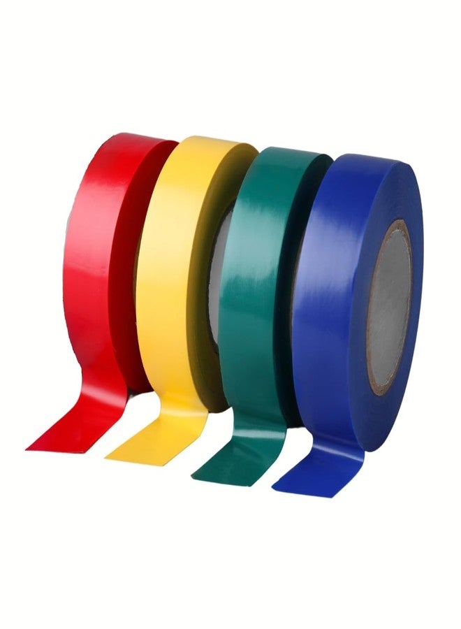 WIZPACK Multicolor Color Tape | 65 Meters in Length | 72mm / 3" Width | Green,Red,Yellow,Blue | BOPP Self Adhesive Tape for Arts and Craft use, Box Packing, Office, Industrial, Export, E-commerce & DIY. - Image 1