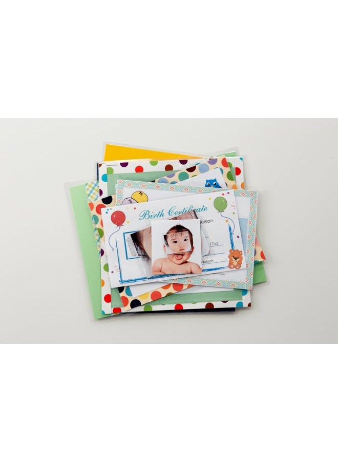 Scotch  Self-Sealing Laminating Pouches, ID Protectors Includes Clips, 2.25 Inches x 3.5 Inches, 25 Pouches (LS852G) - Image 4