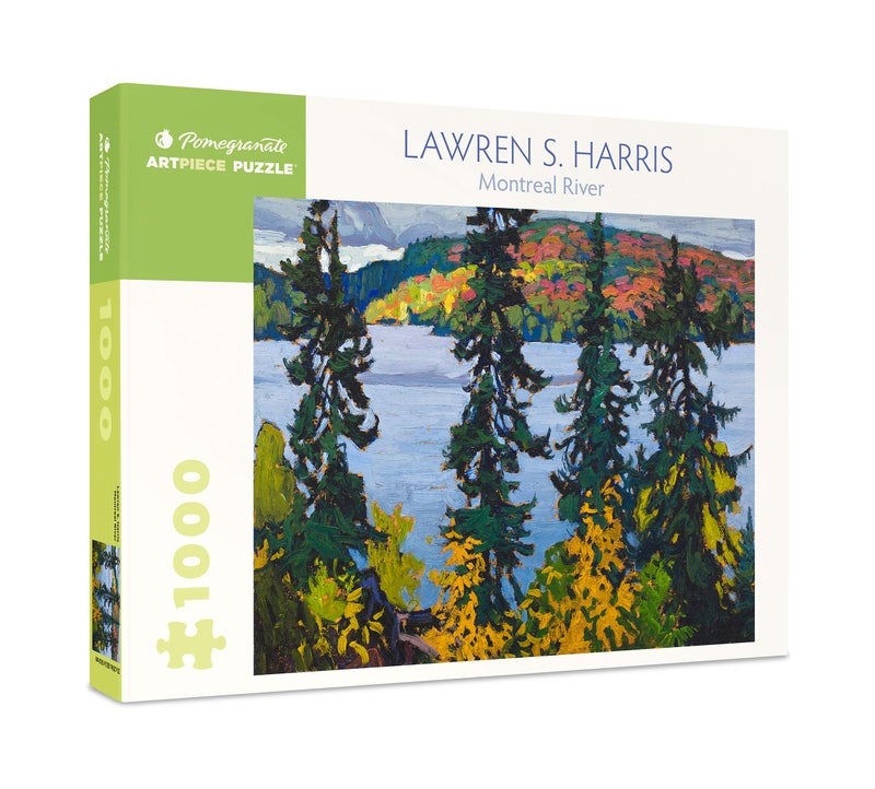 Pomegranate 1000-Piece Jigsaw Puzzle for Adults, Lawren S. Harris Montreal River, Matte Finish, Snug Fit - Image 1