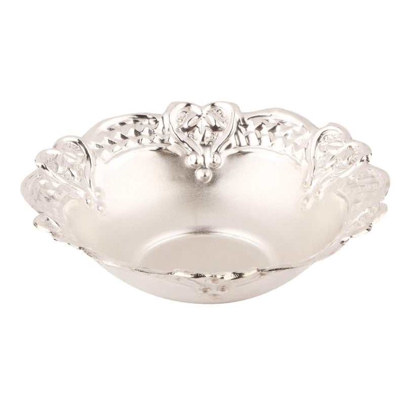 Osasbazaar Silver Floral Bowl 80Ml Pack of 1 Silver - Image 1