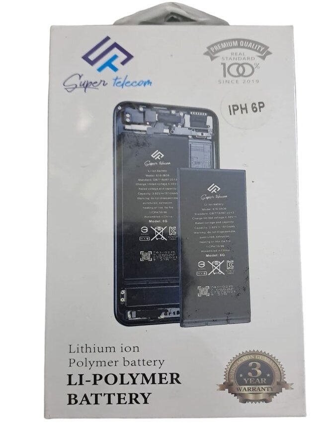 2915.0 mAh Battery For IPhone 6 Plus Black  - Image 2