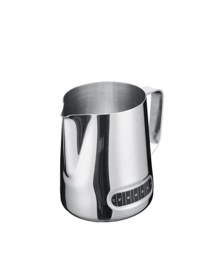 Liying 900ml Milk Frother Stainless Steel Jug with temprature lable Steaming Pitcher for Milk, Coffee, Cappuccino, Latte…… - Image 3