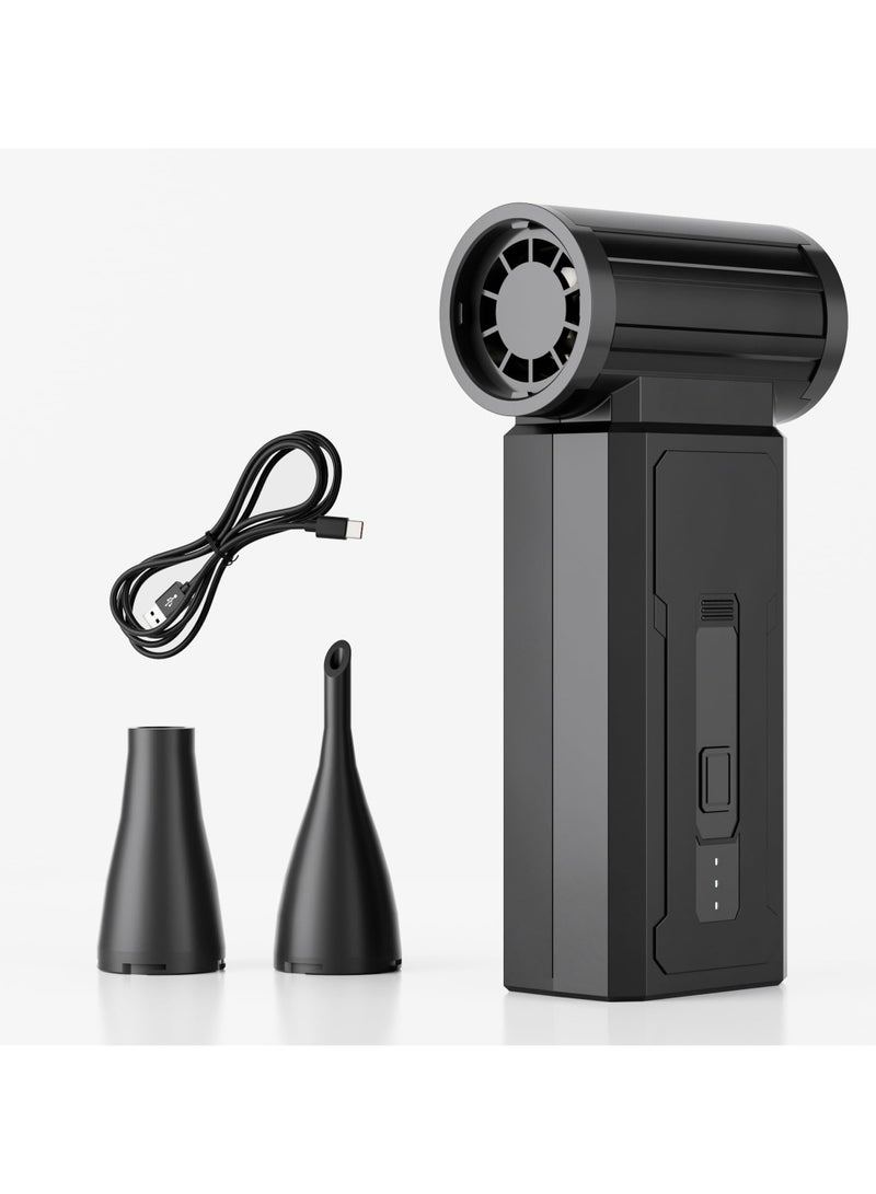 Booster Compressed Air Duster – 4-Speed, 100,000 RPM Turbo Fan, USB-C Rechargeable, No Canned Air, for PC, Keyboard, Car, Home Cleaning - Image 1