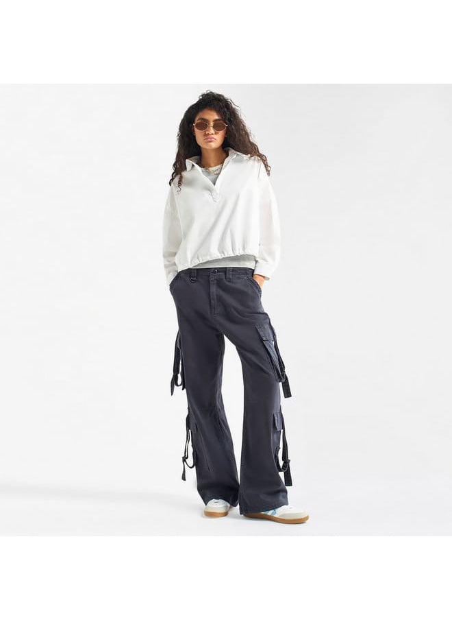 FAV - Solid Shirt with Collar and Long Sleeves - Image 1