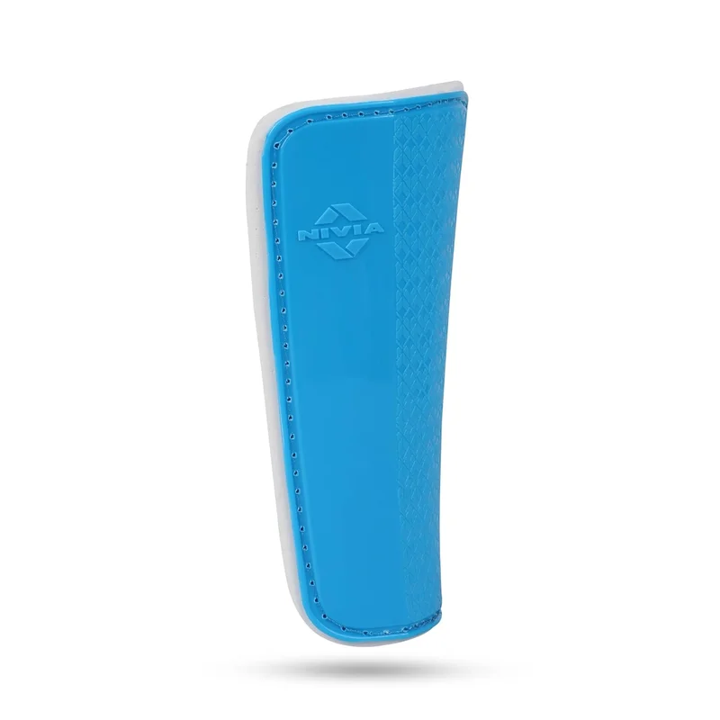 نيفيا Nivia Airstrike Shinguard - Durable Polypropylene Hard Shell in Sky Blue (XS)