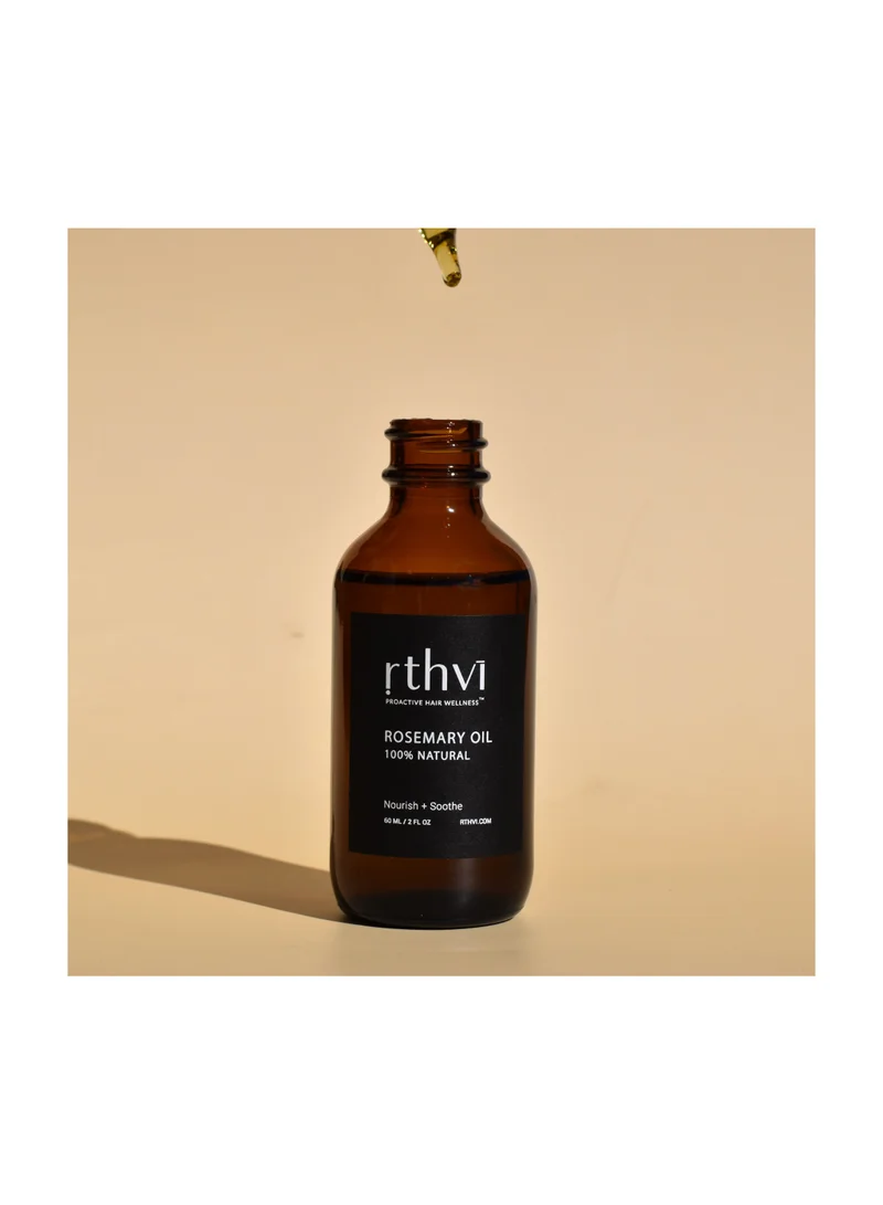 Rthvi 3X Rosemary Hair Growth Oil 60ml + Free 15ml | Pre-Shampoo Scalp Treatment for Stronger, Healthier Hair