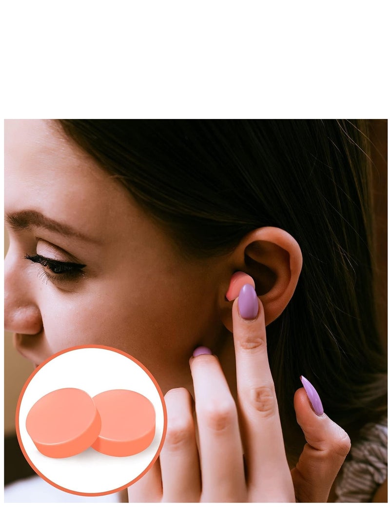 KASTWAVE 36 Pairs Gel Ear Plugs Reusable Silicone Earplugs Waterproof Moldable Swimming Earplugs Noise Cancelling Ear Plugs for Adults Ear Plugs for Swimming Sleeping Snoring Studying  - Image 4