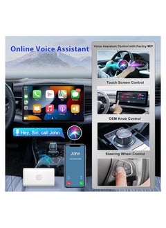 Generic Wireless CarPlay Adapter for Factory Wired CarPlay - Bluetooth Dongle for iPhone, Plug & Play Upgrade for Original Car System, Convert Wired to Wireless with USB/Type-C Sync App Box.  - Image 2