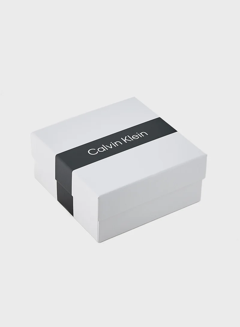 CALVIN KLEIN Twisted Bezel Solitaire Bangle