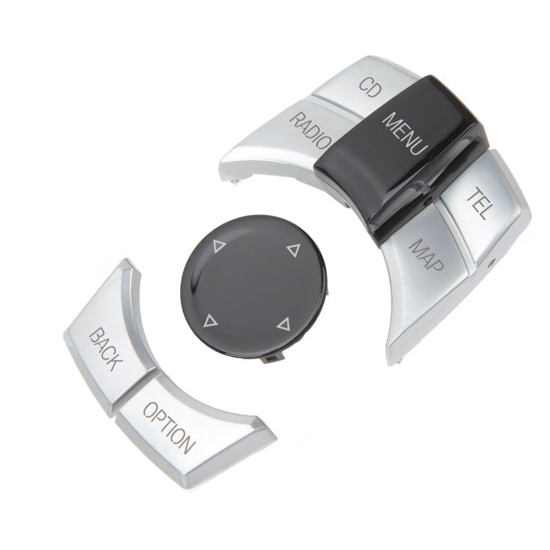 Car Multimedia Buttons Electrosilvering ABS Material: Fit for E Chassis Models - Independent Design, Delicate Surface, Colorfast for Car Interior Upgrade - Image 2