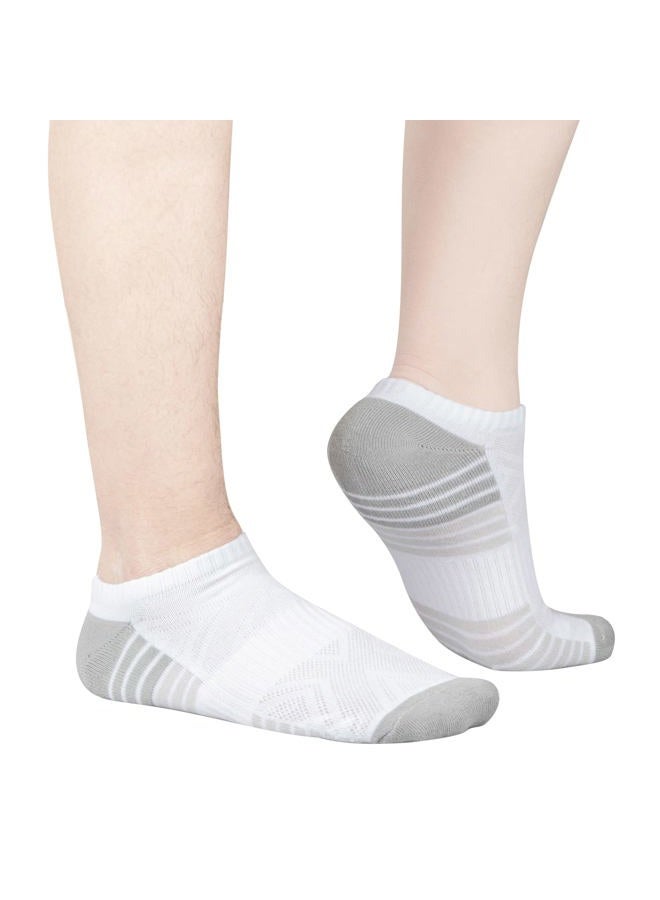 YUEDGE No Show Socks For Women Girls Size 4-7, Sweat Wicking Breathable Low Cut White Cotton Everyday Casual Athletic Invisible Socks, 6 Pairs - Image 5