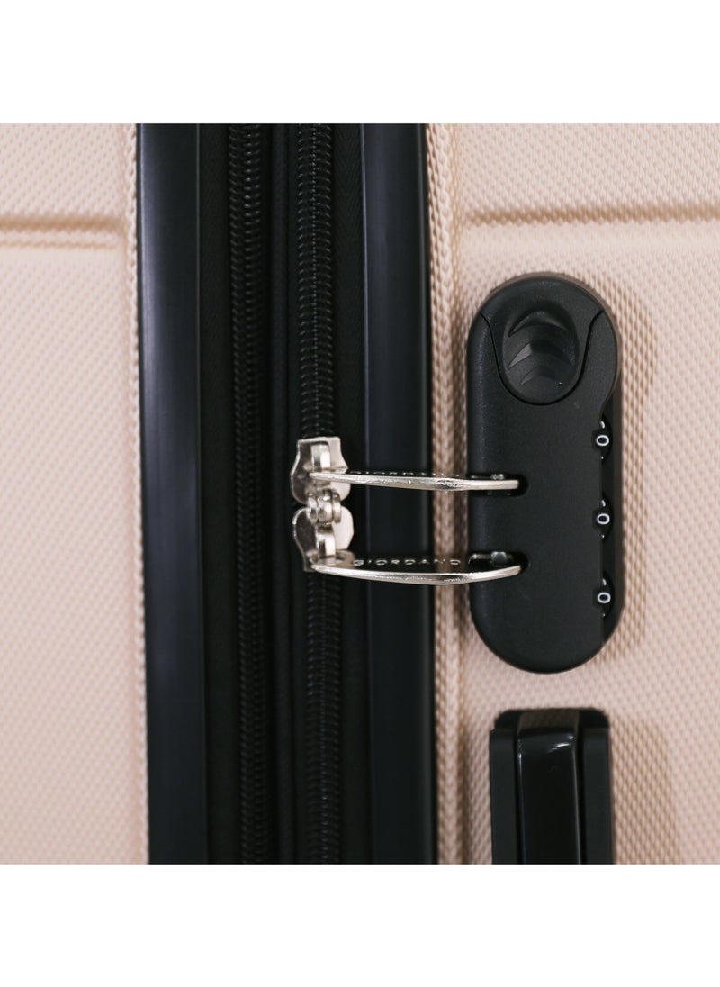 GIORDANO Giordano Luggage Set 3 PCS TSA, L 28-M 24-S 20 Inches champagne- 8274/3TR  - Image 4