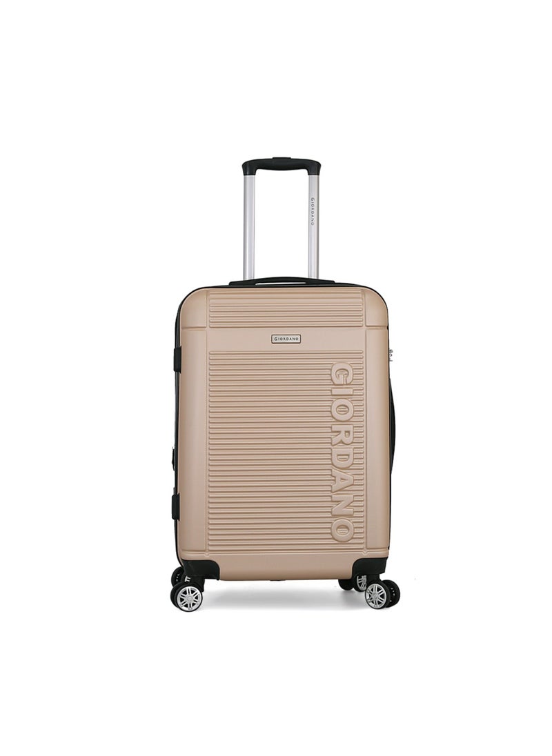 GIORDANO Giordano Luggage Set 3 PCS TSA, L 28-M 24-S 20 Inches champagne- 8274/3TR  - Image 2