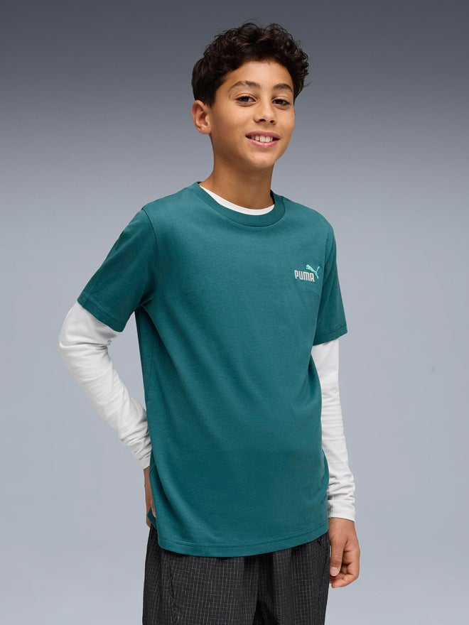 PUMA Essential 2 Color Small No.1 Logo T-Shirt - Image 3