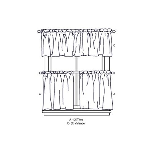 CHF Industries Wines Kitchen Curtain Set 36-inch Length - Image 2