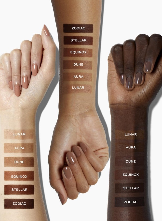 MAKE Beauty Skin Mimetic Microsuede Bronzer Powder - Matte Bronzing Powder Contour, Buildable Formula, Non Comedogenic, Long Lasting Color. Shade - Equinox for Medium to Deep Skin - Image 4