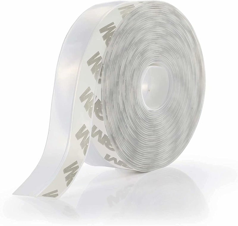 Delzon Delzon Silicone Seal Strip Door Strip Bottom for Doors Silicone Sealing Sticker for Bathroom Sliding Doors Waterproof Windproof Insects Proof 5 Meter 45mm  - Image 1