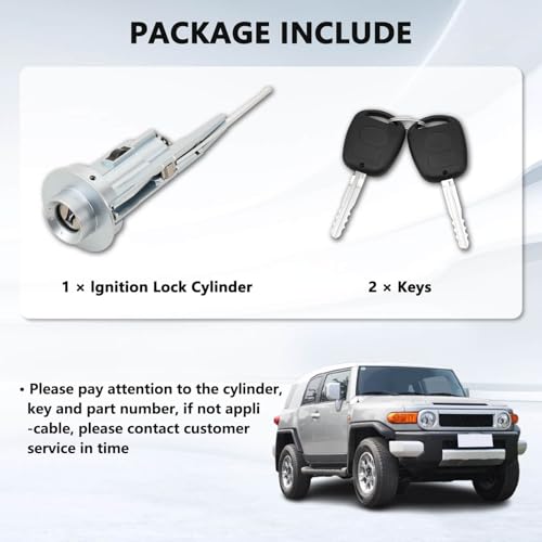 RAMATA 89703-33070 Ignition Lock Cylinder Switch&Non-Transponder Key Compatible with Toyota 2001 2002 2003 2004 2005 2006 2007 Sequoia, 2003-2006 Tundra, 2003-2009 4Runner and More Replace 69052-34040 - Image 5