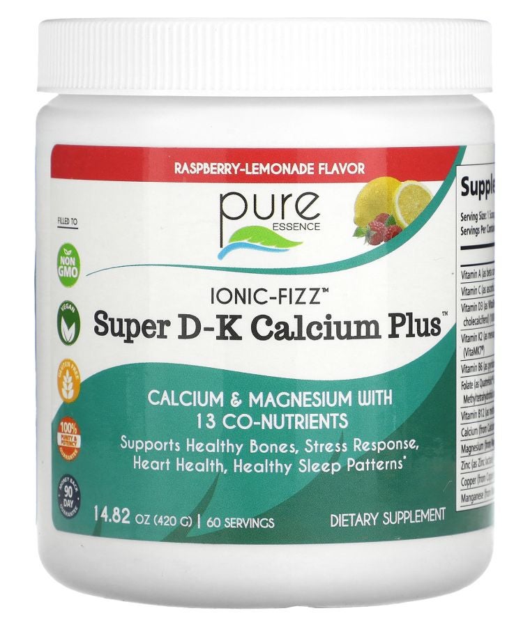 Ionic-Fizz Super D-K Calcium Plus Raspberry Lemonade 14.82 oz (420 g)