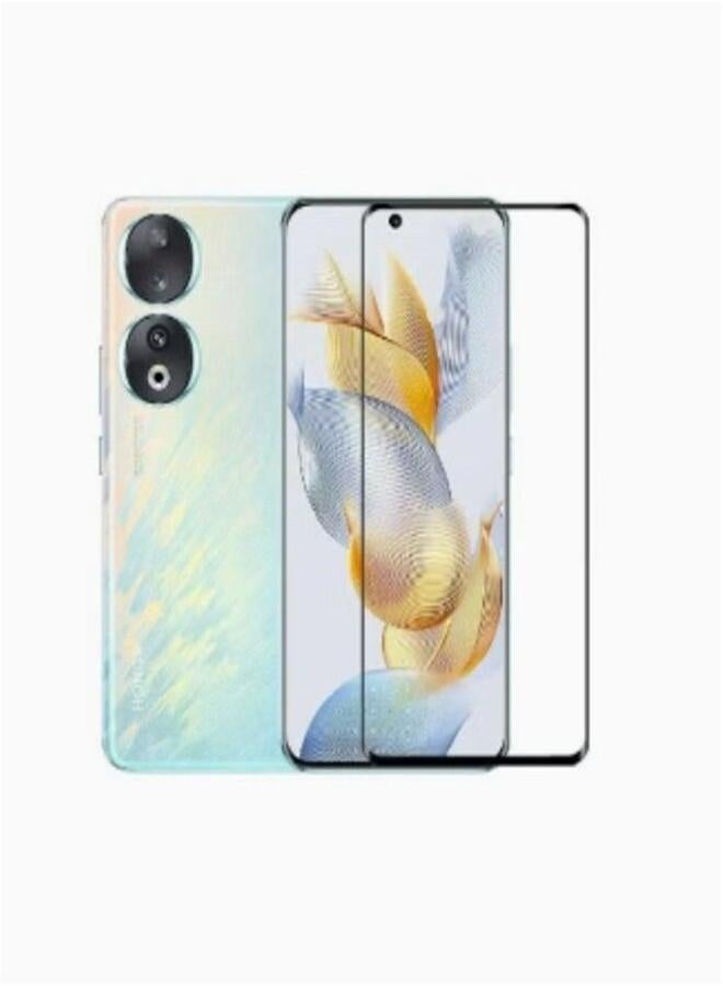 بروماس واقي شاشة متوافق مع Honor 90 أسود - Image 2