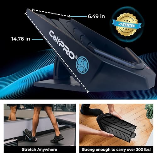 CalfPro Slant Board Calf Stretcher for Plantar Fasciitis & Achilles Tendonitis - Foot Rocker Replacement for Tight Calves, Shin Splints & Heel Pain Relief - Incline Board for Ankle Mobility Training - Image 4