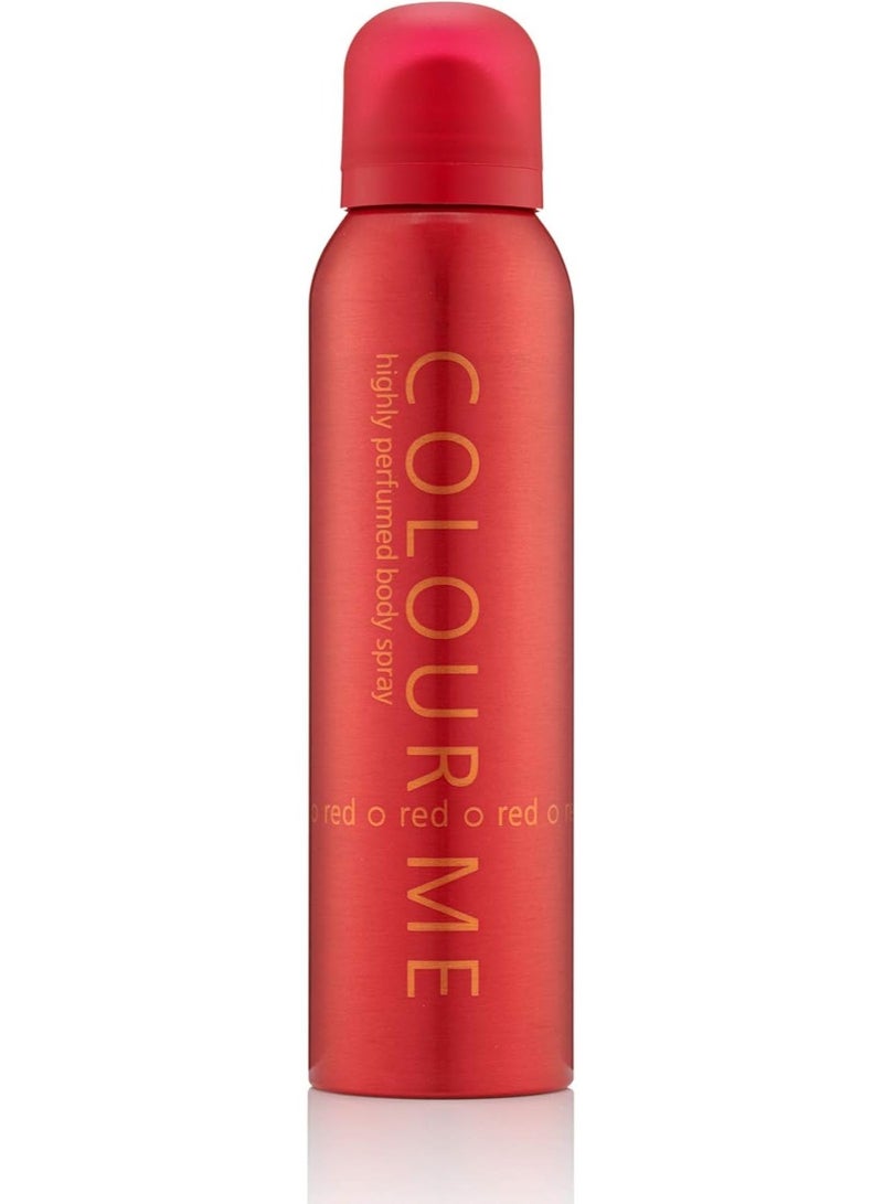 كولور مي الأحمر- عطر نسائي - 150مل - معطر جسم بخاخ من ميلتن لويد - Image 1