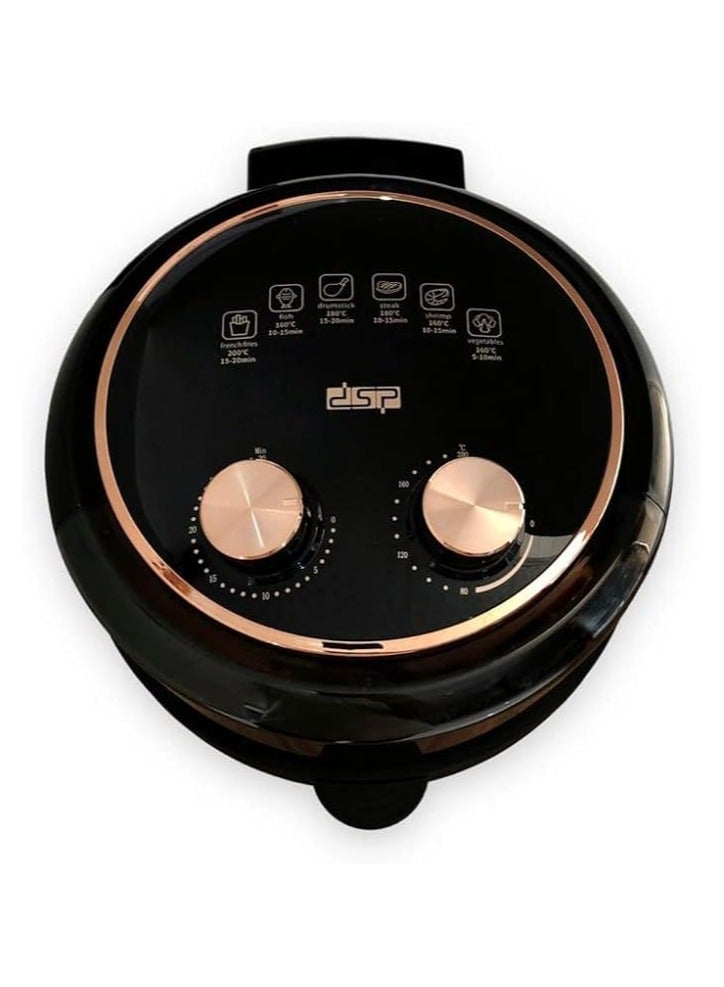 DSP Electric Air Fryer KB2122 - Black - Image 2