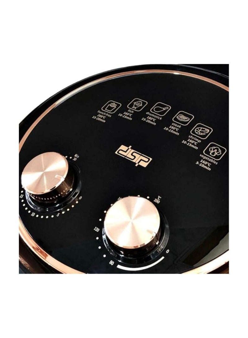 DSP Electric Air Fryer KB2122 - Black - Image 4