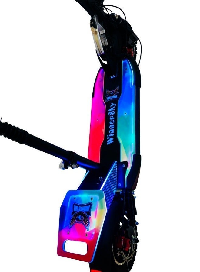 وينر سكاي سكوتر كهربائي Winner Sky W5 –  بطارية 48V 13Ah، سرعة قصوى 55 كم/س، مدى 30 كم، اتصال بلوتوث مع خوذة مجانية، حزام أمان، قفل، حامل موبايل، مجموعة أدوات ومضخ - Image 5