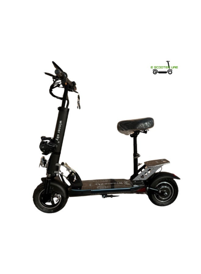 وينر سكاي سكوتر كهربائي Winner Sky W5 –  بطارية 48V 13Ah، سرعة قصوى 55 كم/س، مدى 30 كم، اتصال بلوتوث مع خوذة مجانية، حزام أمان، قفل، حامل موبايل، مجموعة أدوات ومضخ - Image 1