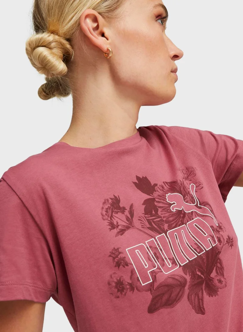PUMA Ess+ Frozen Flower Women T-shirt