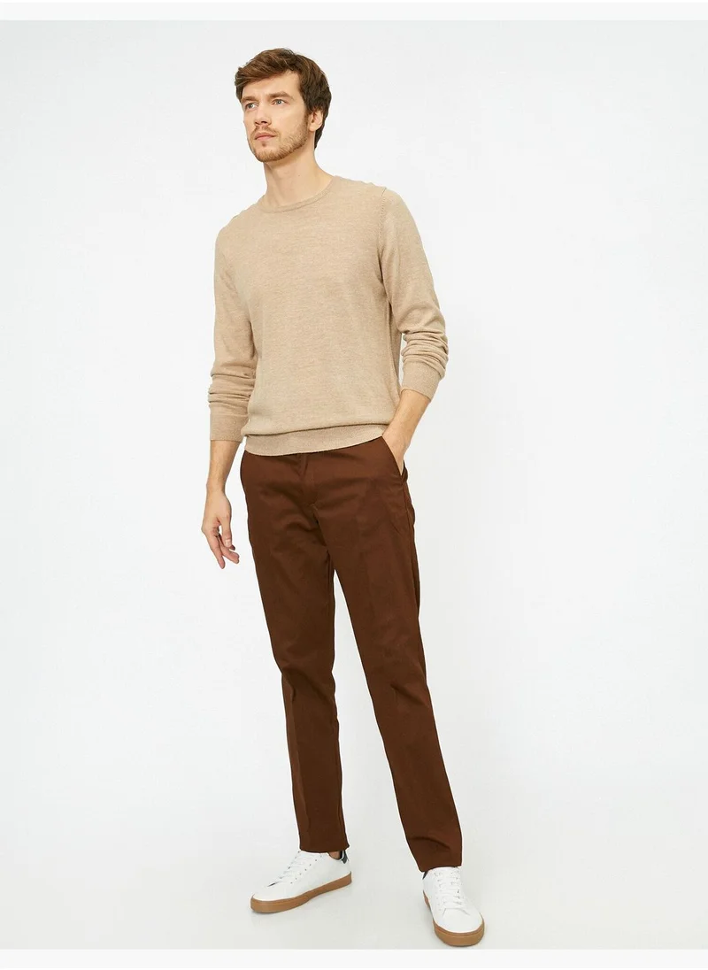 كوتون Pocket Detailed Trousers