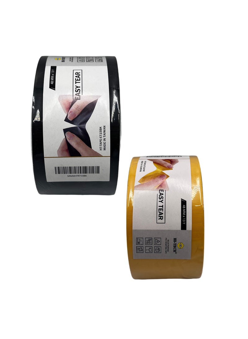 Hi-Tech - Easy Tear Tapes – Heavy-Duty Adhesive, Residue-Free, Multipurpose for Office and Home use. - Image 1